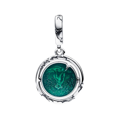 Pandora Stranger Things Upside Down Charm-Anhänger, im Dunkeln leuchtend, 925 Sterlingsilber