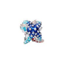 Cargar imagen en el visor de la galería, Charm Mini Colgante Pandora Estrella de Mar Colorida en Plata de Primera Ley