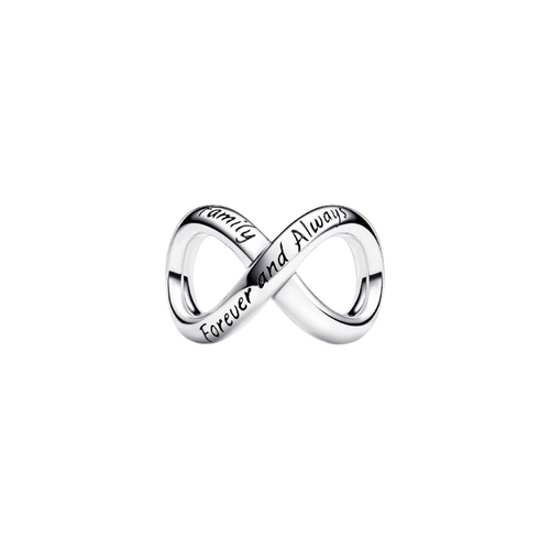 Charm Pandora Infinito Para Siempre en Plata de Primera Ley