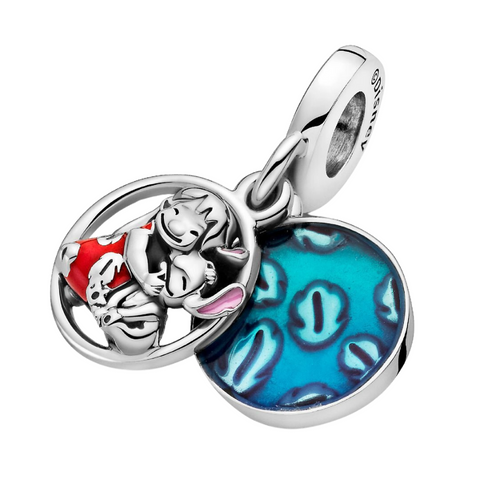Charm Colgante Pandora Lilo y Stitch Disney Plata de Ley 925