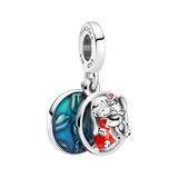Charm Colgante Pandora Lilo y Stitch Disney Plata de Ley 925