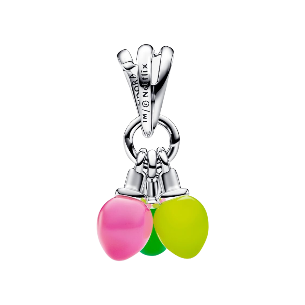 Pandora Stranger Things Runs Charm-Anhänger aus 925er Sterlingsilber, im Dunkeln leuchtend