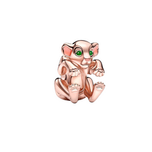Laden Sie das Bild in den Galerie-Viewer, Pandora-Charm „Der König der Löwen“ von Disney, Nala, mit Rosévergoldung