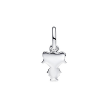 Cargar imagen en el visor de la galería, Charm Colgante Pandora Chica Feliz Plata de Ley 925 con Recubrimiento en Oro 14k