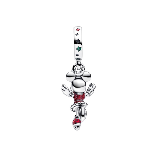 Charm Colgante Pandora Minnie Mouse Patinando Disney Plata de Ley 925