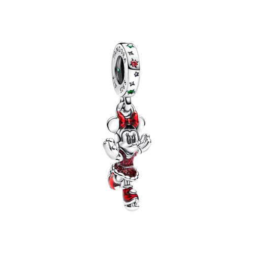 Charm Colgante Pandora Minnie Mouse Patinando Disney Plata de Ley 925