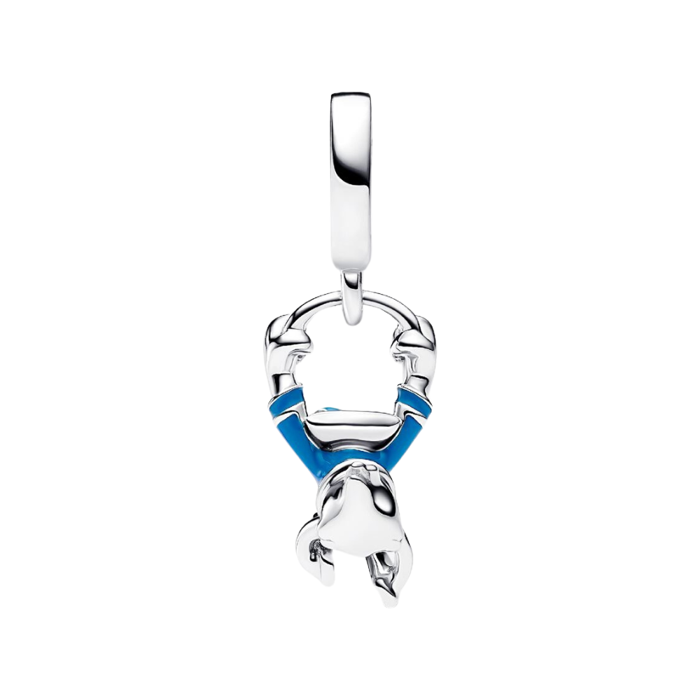 Charm Colgante Pandora Pato Donald de Disney en Plata de Primera Ley