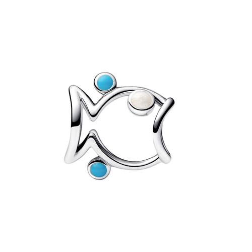 Charm Pandora Pez en Filigrana Plata de Ley 925