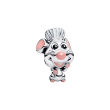 Cargar imagen en el visor de la galería, Charm Pandora Remy de Disney Pixar Ratatouille en Plata de Primera Ley
