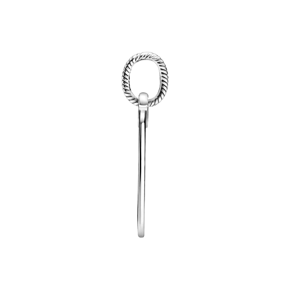 Pendentif Pandora rectangulaire à graver en argent sterling