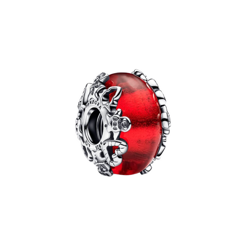 Charm Pandora en verre de Murano et magie de Noël en argent sterling 925
