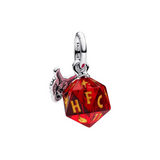 Charm Colgante Pandora Stranger Things Club del Fuego Infernal Dado D20 Plata de Ley 925