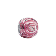 Cargar imagen en el visor de la galería, Charm Pandora Rosa Floreciendo en Plata de Primera Ley