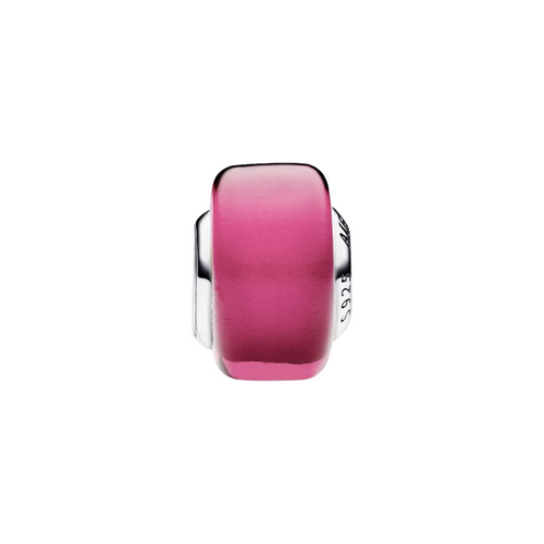 Mini Charm Pandora Cristal de Murano Rosa – Plata de Ley 925