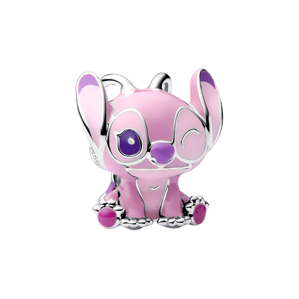 Charm Pandora Ángel de Lilo y Stitch de Disney Plata de Ley 925