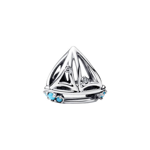 Charm Pandora Moments Velero Plata de Ley 925 y Esmalte Azul