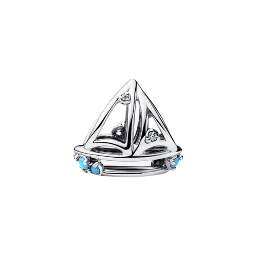 Charm Pandora Moments Velero Plata de Ley 925 y Esmalte Azul